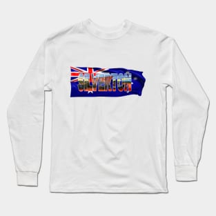 SILVERTON Heritage - New South Wales, Australia with Flag Long Sleeve T-Shirt